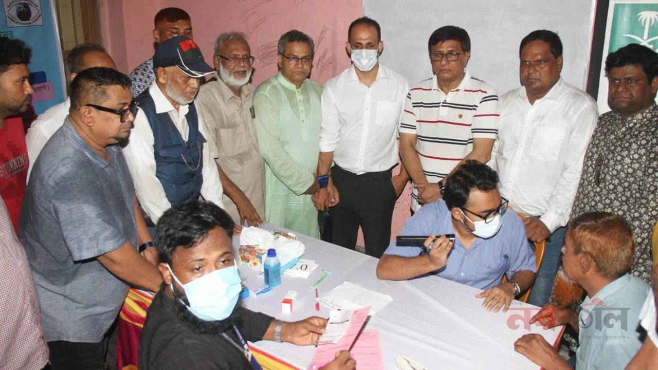 বগুড়ায় বিনামূল্যে চক্ষু চিকিৎসা, সেবা পেলেন প্রায় ৫ হাজার মানুষ