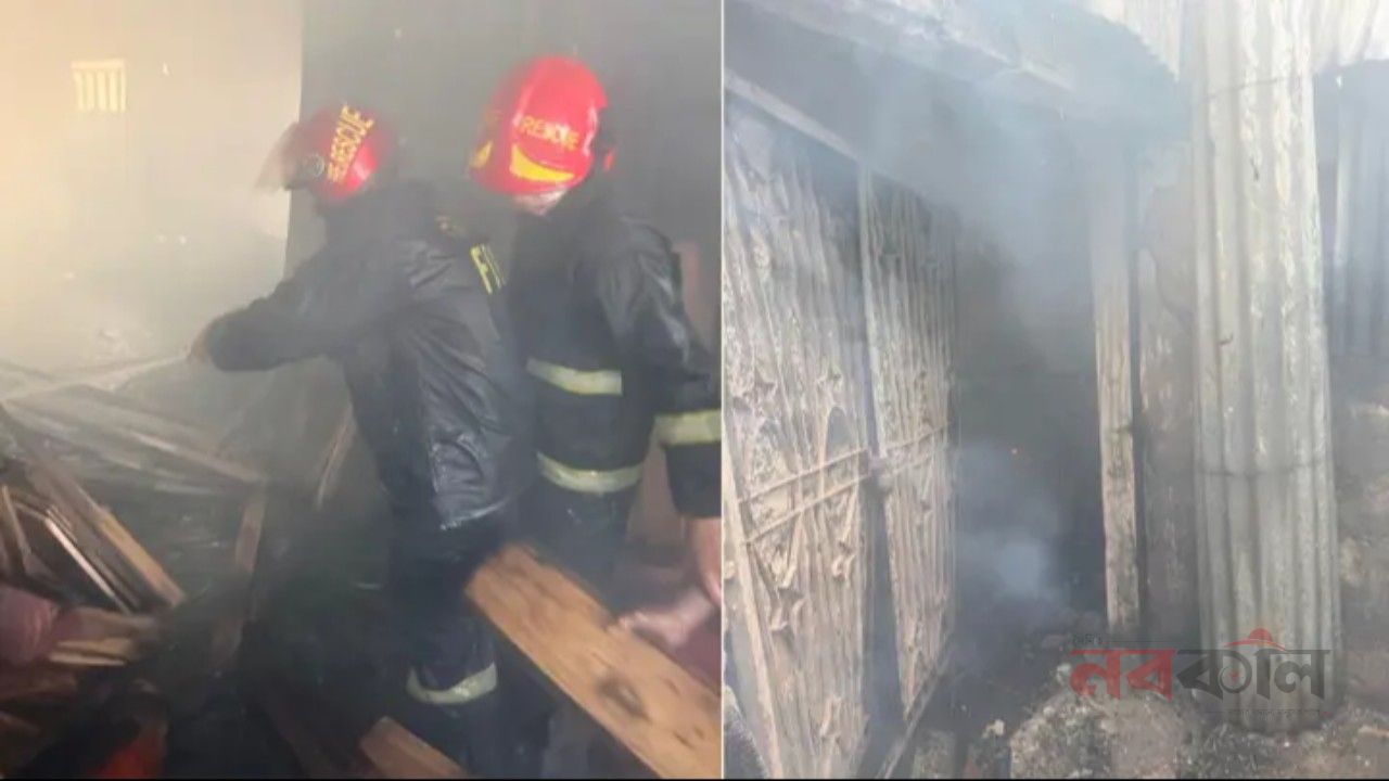 সাতারকুলে ফার্নিচারের গুদামে আগুন, নিয়ন্ত্রণে ৪ ইউনিট